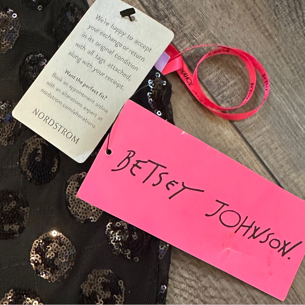 ✨ NWT Vintage Y2K Betsey Johnson Sequin Midi Dress – Size 10 - Picture 8 of 11